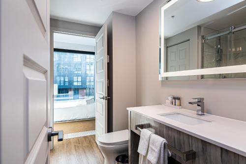 Bilik mandi di WERFY Luxury Apart-Hotel