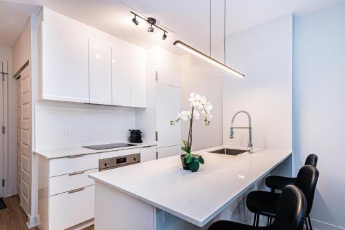 Dapur atau dapur kecil di WERFY Luxury Apart-Hotel