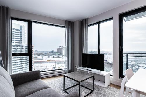 Televisyen dan/atau pusat hiburan di WERFY Luxury Apart-Hotel