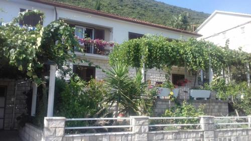 a house with plants on the side of it at Studio apartment in Trpanj with terrace, air conditioning, WiFi, washing machine 4199-5 in Trpanj