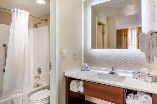 Et badeværelse på Comfort Inn & Suites