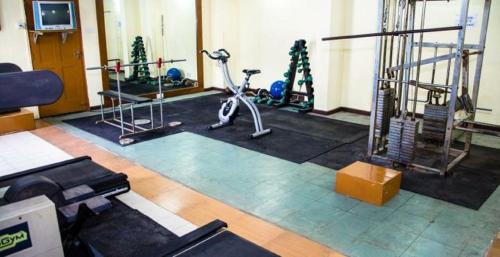 Fitness centrum a/nebo fitness zařízení v ubytování Ramee Guestline Tirupati