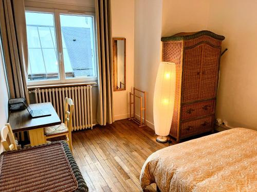 Katil atau katil-katil dalam bilik di Appartement de Charme de 75m², Lumineux et Calme