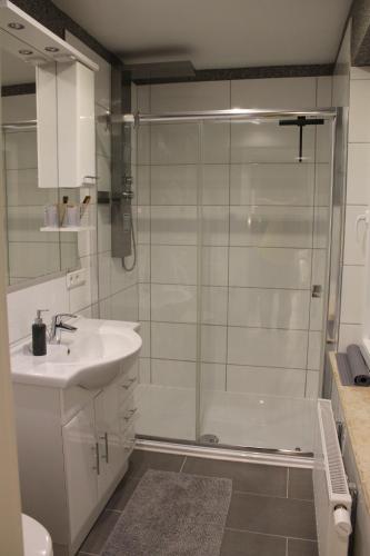 Koupelna v ubytování Ferienwohnung Kleine Auszeit in Coesfeld