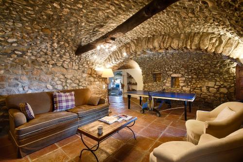 Χώρος καθιστικού στο Mas Arnau - Luxury Villa & Relax