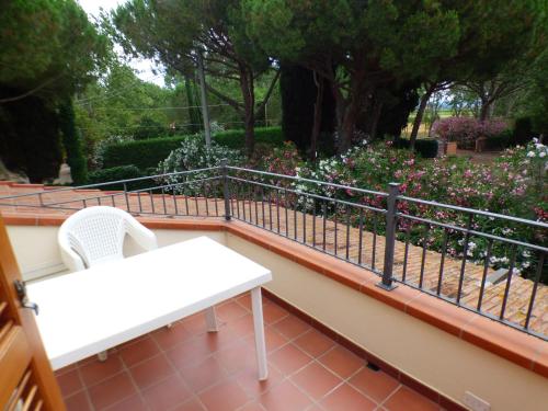 Un balcón o terraza en Ghiacci Vecchi Residence