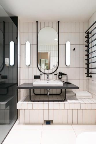 Koupelna v ubytování HVOYA Apart-Hotel & SPA