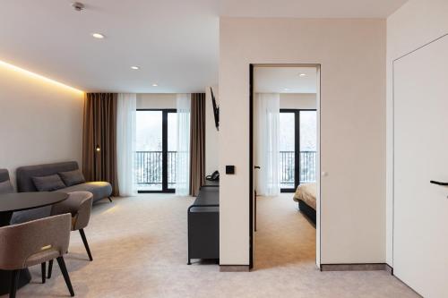 Posezení v ubytování HVOYA Apart-Hotel & SPA