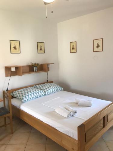 Postel nebo postele na pokoji v ubytování Bava