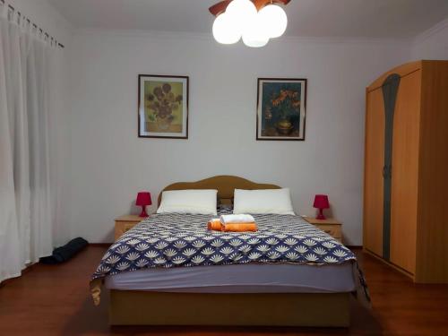 Кровать или кровати в номере Apartman Anika