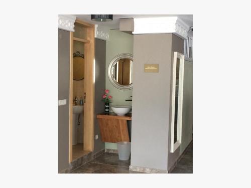 Koupelna v ubytování Hotel Hugo