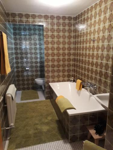 Postel nebo postele na pokoji v ubytování Haus Sonnberg