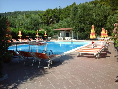 Swimmingpoolen hos eller tæt på Agriturismo della Torre