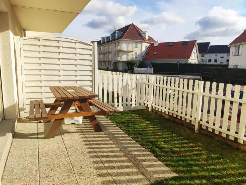 Balkón nebo terasa v ubytování Hardelot plage plein sud a 100 m de la plage