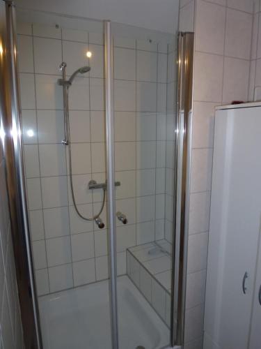 Ferienwohnung Erpel tesisinde bir banyo