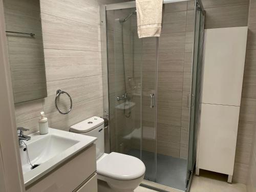 Et badeværelse på CURA MARINA Luxury Apartment