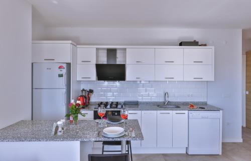 Dapur atau dapur kecil di Gökyüzü Suit Apart