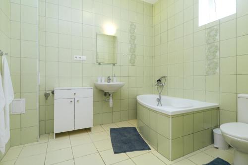 Koupelna v ubytování Wellness a Relax centrum Palárikovo