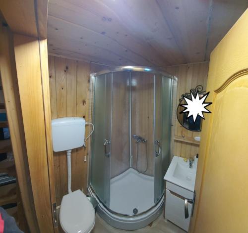 Ванна кімната в kucica na vodi drinski snovi