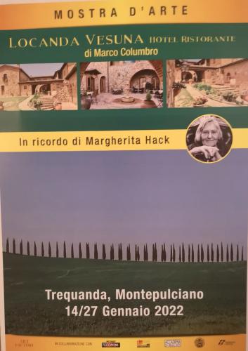 a poster for a tour of the misiona vissimairairaira at Locanda Vesuna Hotel Countryhouse in Pienza