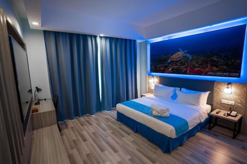 Postel nebo postele na pokoji v ubytování Hotel 17