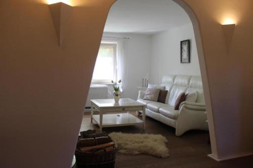 Posezení v ubytování Ferienwohnung Staudacher
