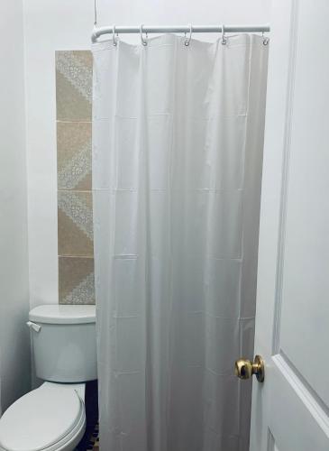 Koupelna v ubytování Hostal Iria