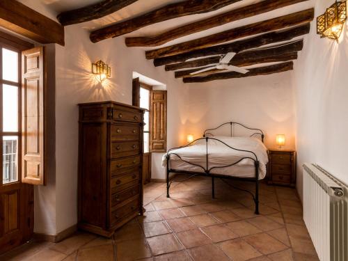 Ένα ή περισσότερα κρεβάτια σε δωμάτιο στο Casa peñuela