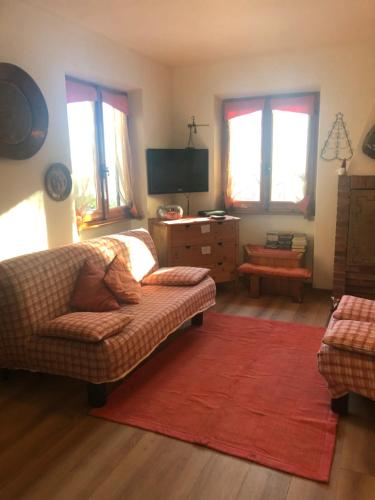 Posezení v ubytování Chalet Anna Chiara