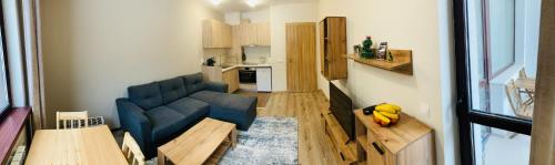 Kuchyň nebo kuchyňský kout v ubytování Cactus Apartment