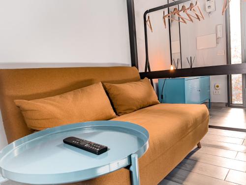 Χώρος καθιστικού στο Linea1 loft