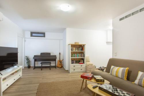 Χώρος καθιστικού στο Villa Nesea Elounda with private pool