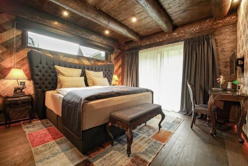 Ένα ή περισσότερα κρεβάτια σε δωμάτιο στο Timberjacks Siegen Motel