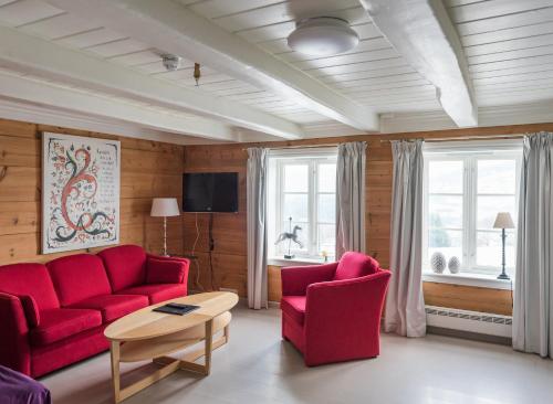 Et tv og/eller underholdning på Store Ringheim Hotel og Restaurant