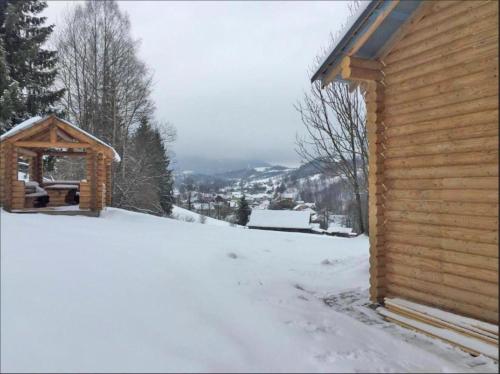 冬のКотедж Gasthof Dresdenの様子