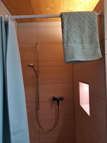 Koupelna v ubytování Ferien im Gugger