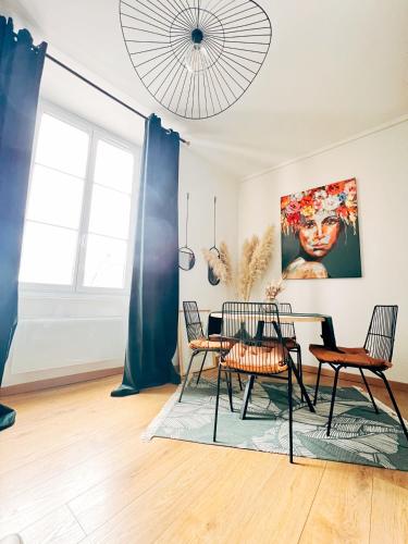 Le Belleville, proche hypercentre au calme, wifi