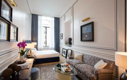 Palazzo Dama - Hotel & SPA - Preferred Hotels & Resortsにあるベッド