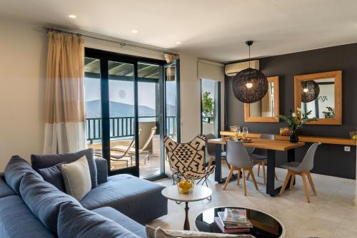 Domes Aulus Elounda All-Inclusive Resort, Adults only, Curio by Hiltonにあるシーティングエリア