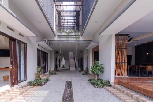 Edificio en el que se encuentra el hostal o pensión