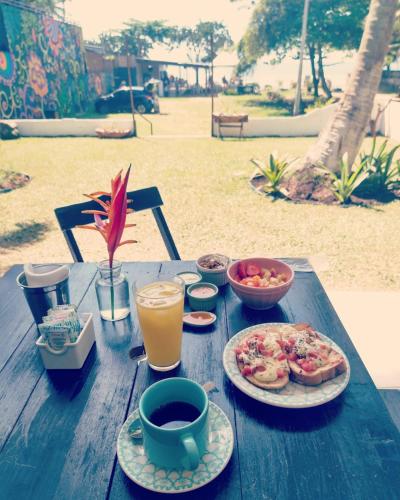 Jídlo v penzionu nebo okolí