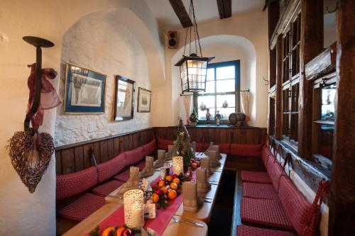 ห้องอาหารหรือที่รับประทานอาหารของ Matsch - Plauens älteste Gastwirtschaft