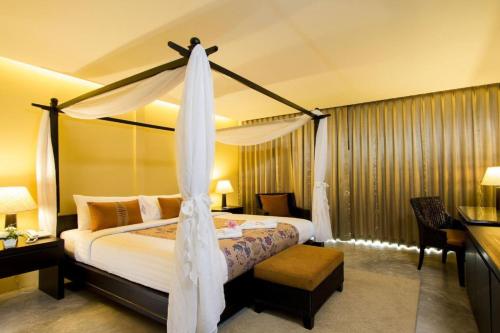 Katil atau katil-katil dalam bilik di Baan PhuAnda Phuket