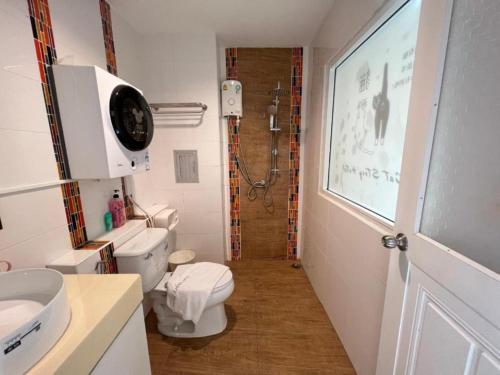Koupelna v ubytování Cat Story Hotel
