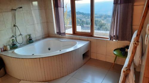 Een badkamer bij Las Casitas Quinua