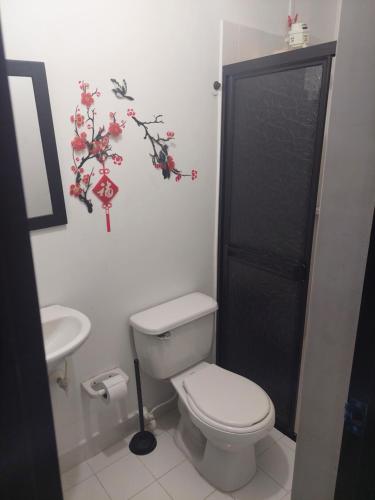 Phòng tắm tại Apartasol Ciudadela Santa Fé