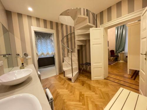 Et badeværelse på Palazzo Monga Boutique Guesthouse