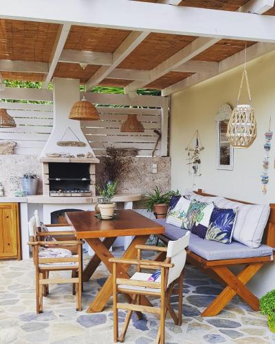 Χώρος καθιστικού στο Vague Summer House