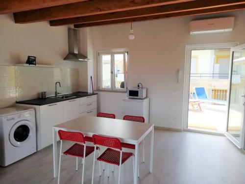 Køkken eller tekøkken på Attico in centro a Marcelli