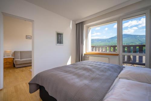 Postel nebo postele na pokoji v ubytování Stanica Górska